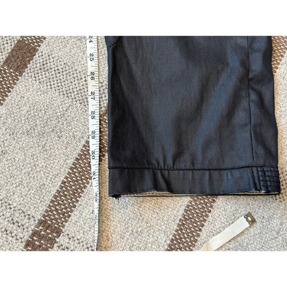 Projek Raw Wax Coated Jeans Men’s 32 X 32 Black Moto Regular Fit Loose - Picture 10 of 13